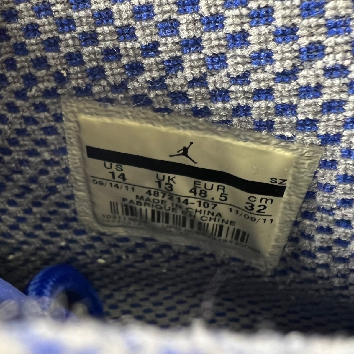 Jordan 10 Retro Old Royal 14 (Heavily Worn Pre-Owned)JordanWhite/Old Royal-Stealth - Image 7