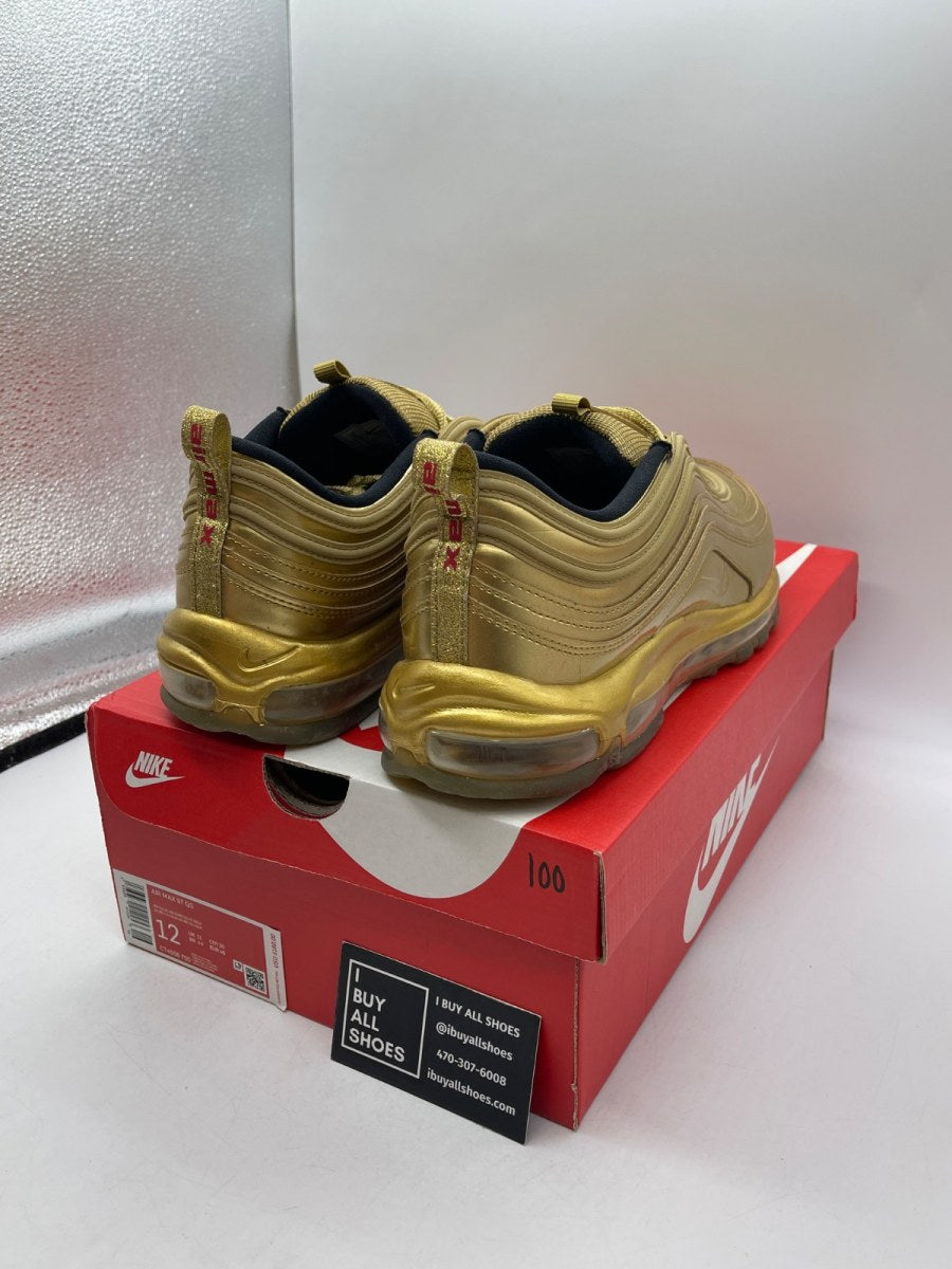 Nike Air Max 97 Gold Medal 12 (Moderately Worn Pre-Owned) - Image 5