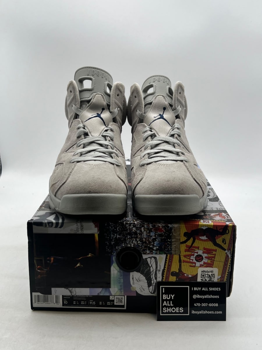 Jordan 6 Retro Georgetown (2022) 10 (Lightly Worn Pre-Owned) - Image 2