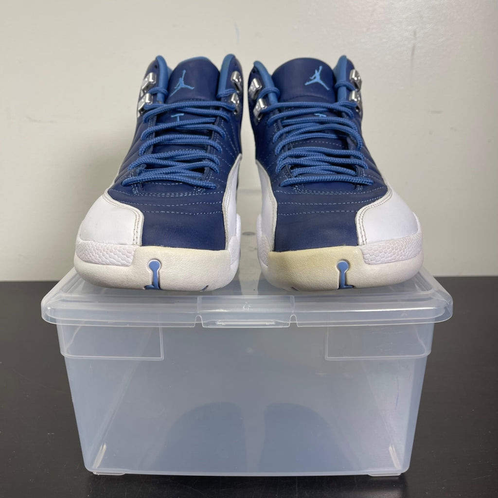 Jordan 12 Retro Indigo 10.5 (Moderately Worn Pre-Owned)JordanStone Blue/Legend Blue-Obsidian - Image 2