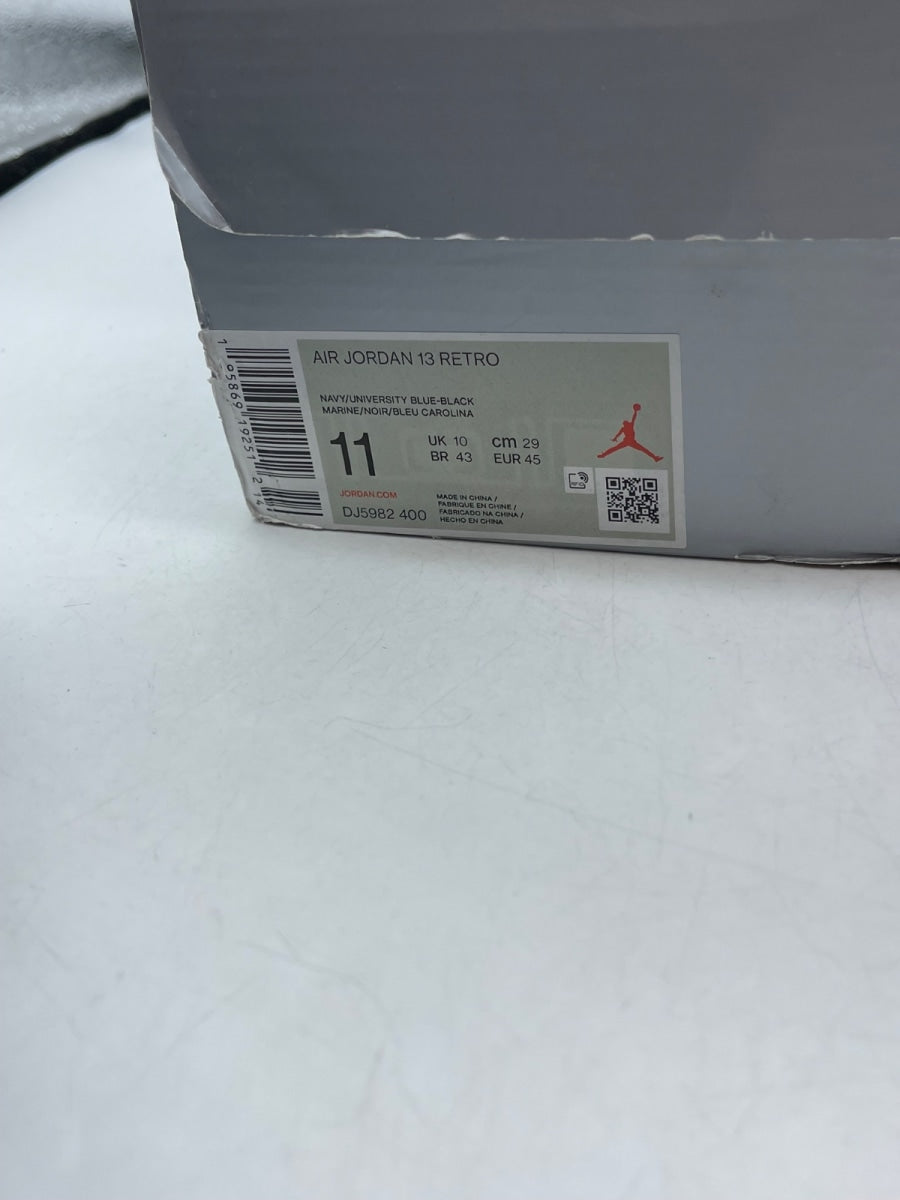 Jordan 13 Retro Brave Blue 11 (Moderately Worn Pre-Owned)JordanNavy/Black/White/University Blue - Image 9
