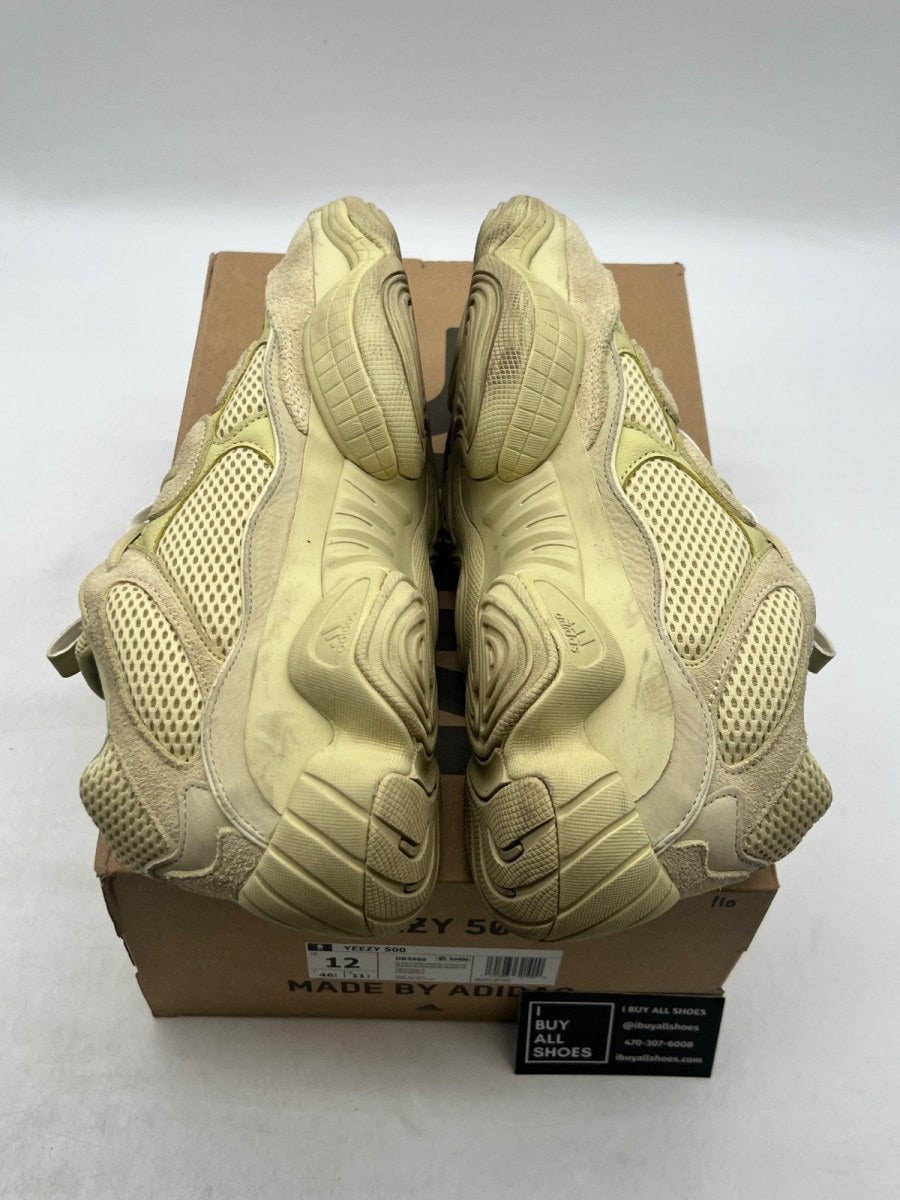 adidas Yeezy 500 Super Moon Yellow 12 (Lightly Worn Pre-Owned) - Image 7