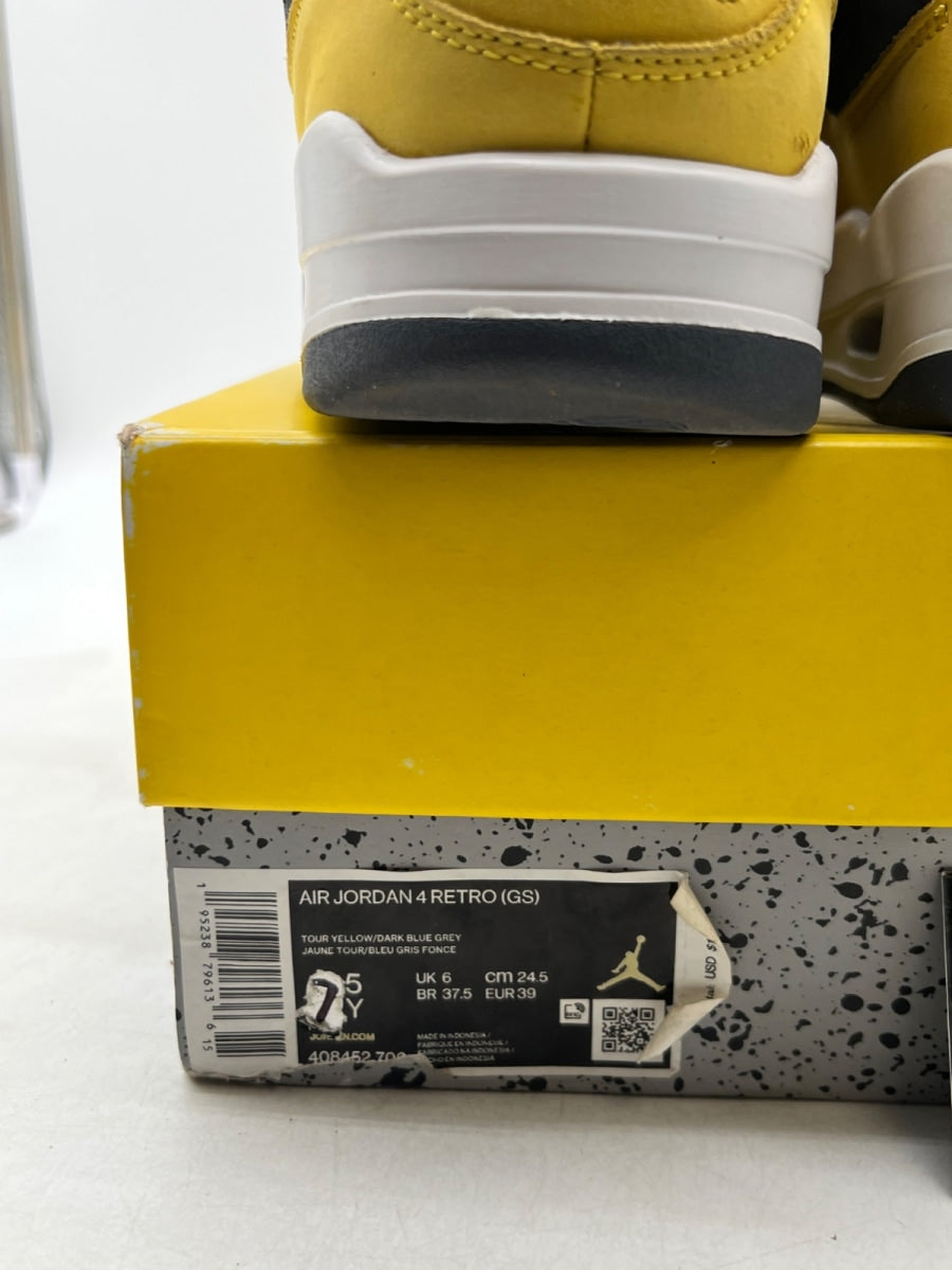 Jordan 4 Retro Lightning (2021) 7.5 (Moderately Worn Pre-Owned) - Image 6