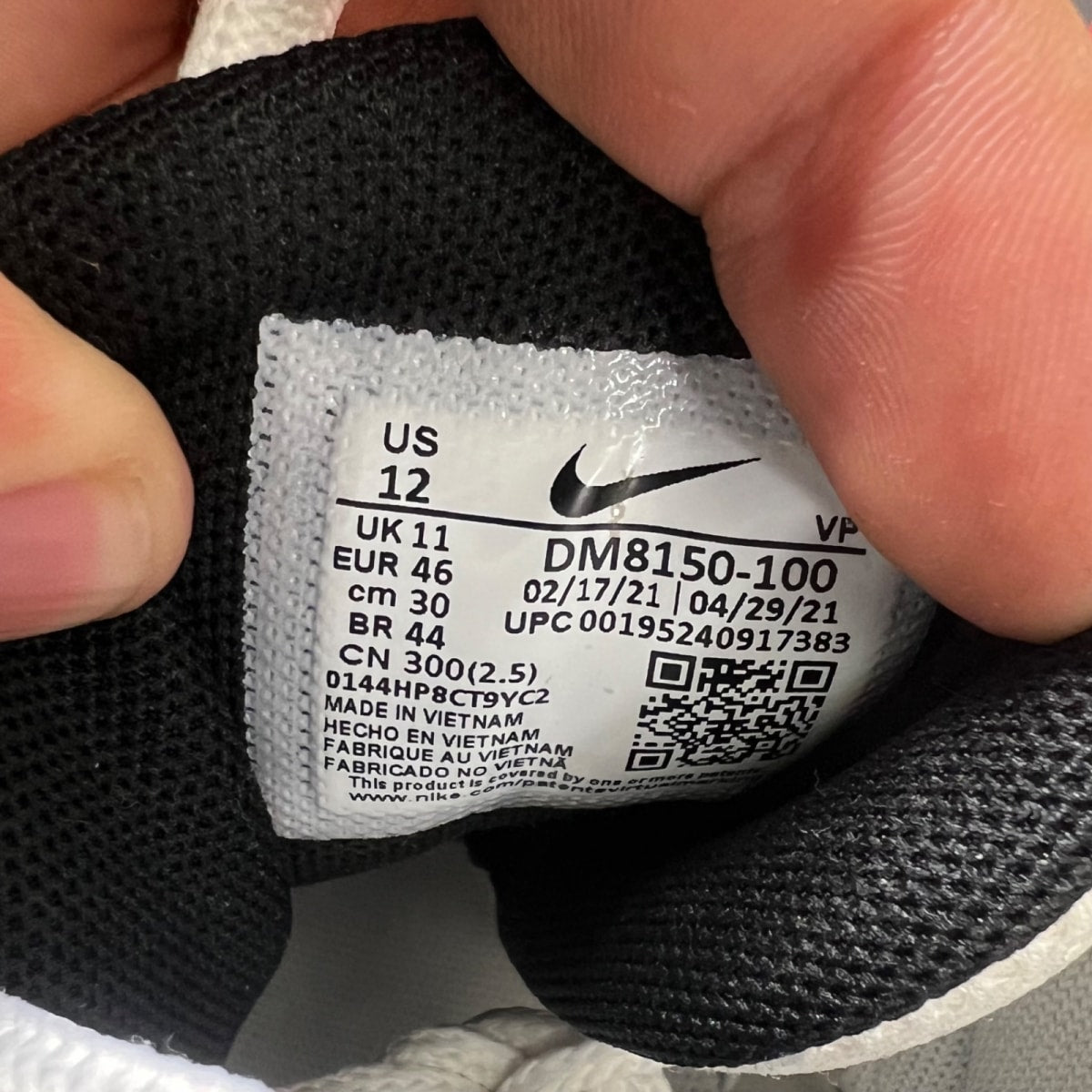 Nike Air More Uptempo Peace, Love, Swoosh 12 (Moderately Worn Pre-Owned)NikeWhite/Black-University Gold-University Red - Image 7