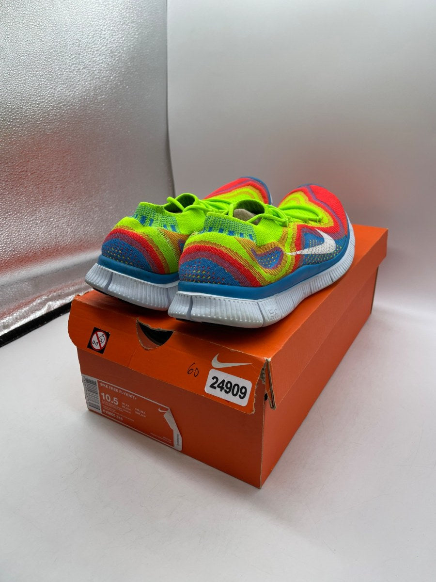 Nike Free Flyknit+ 'Electric Green' 10.5 (Moderately Worn Pre-Owned)Nike - Image 5