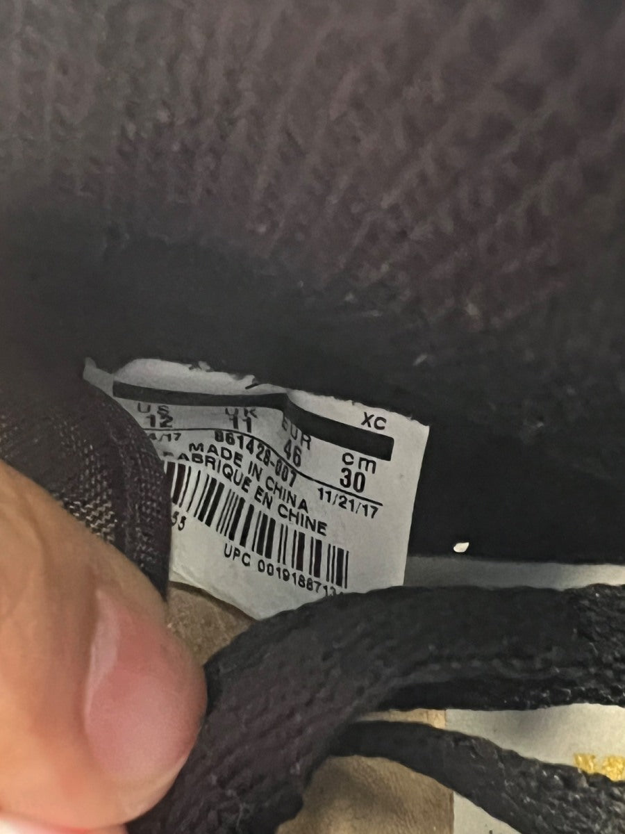 Jordan 1 Retro High NRG Patent Gold Toe 12 (Lightly Worn Pre-Owned)JordanBlack/Metallic Gold-Summit White - Image 9