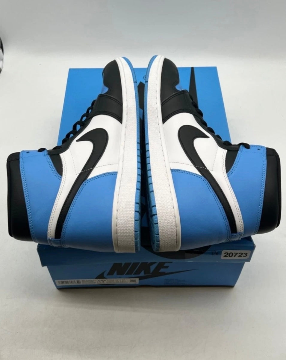 Jordan 1 Retro High OG UNC Toe 14 (Moderately Worn Pre-Owned)JordanUniversity Blue/Black/White - Image 4