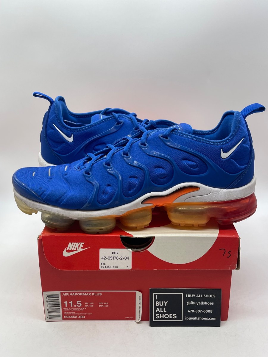 Nike Air VaporMax Plus Game Royal 11.5 (Moderately Worn Pre-Owned)