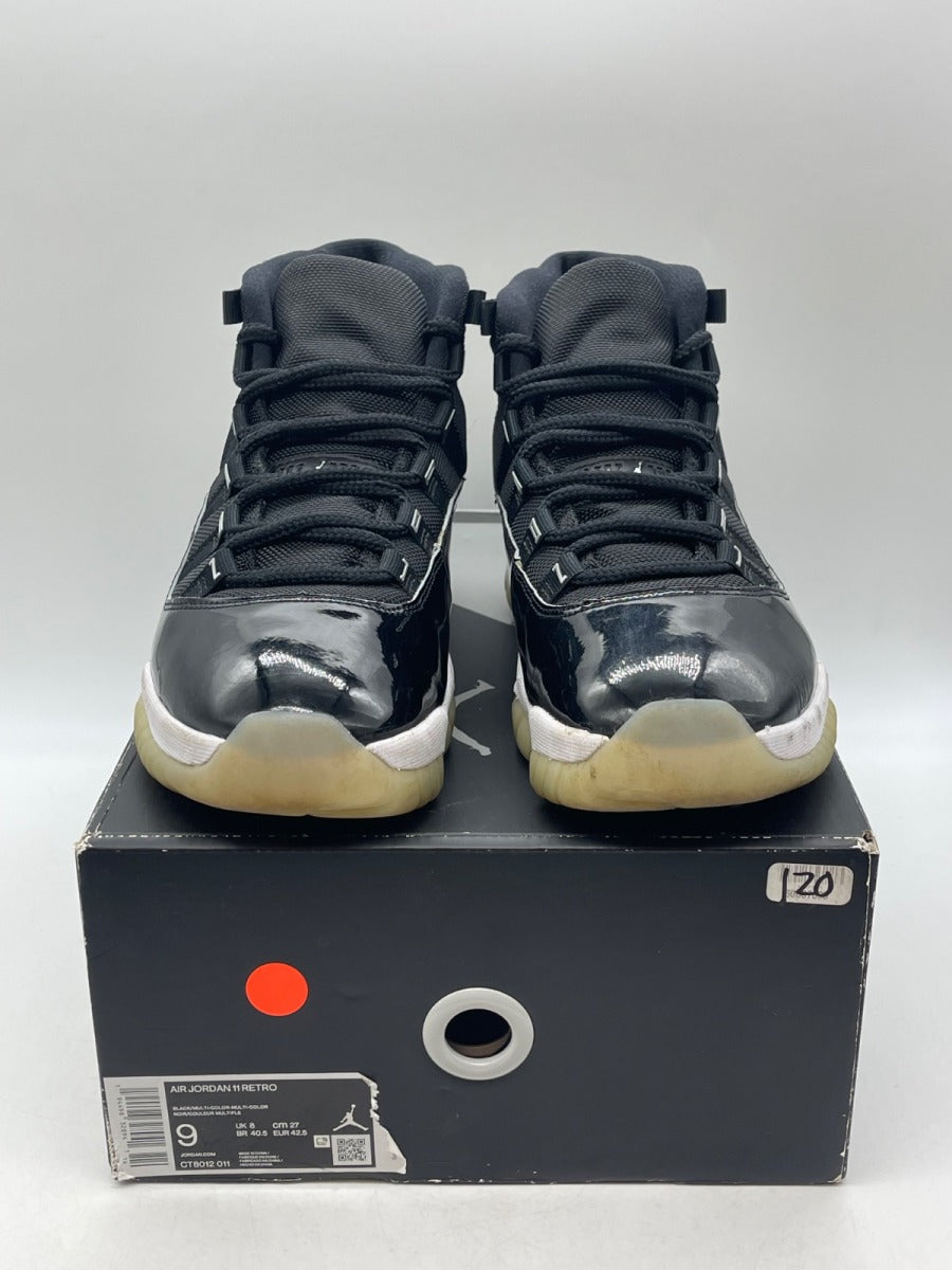 Jordan 11 Retro Jubilee 25th Anniversary 9 (Moderately Worn Pre-Owned)JordanBlack/Multi-Color-White-Multi-Color - Image 2