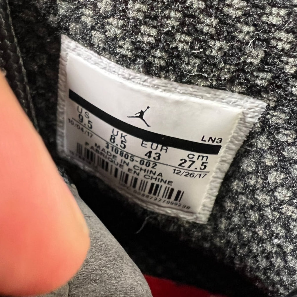 Jordan 10 Retro Shadow (2018) 9.5 (Lightly Worn Pre-Owned)JordanDark Shadow/True Red-Black - Image 7
