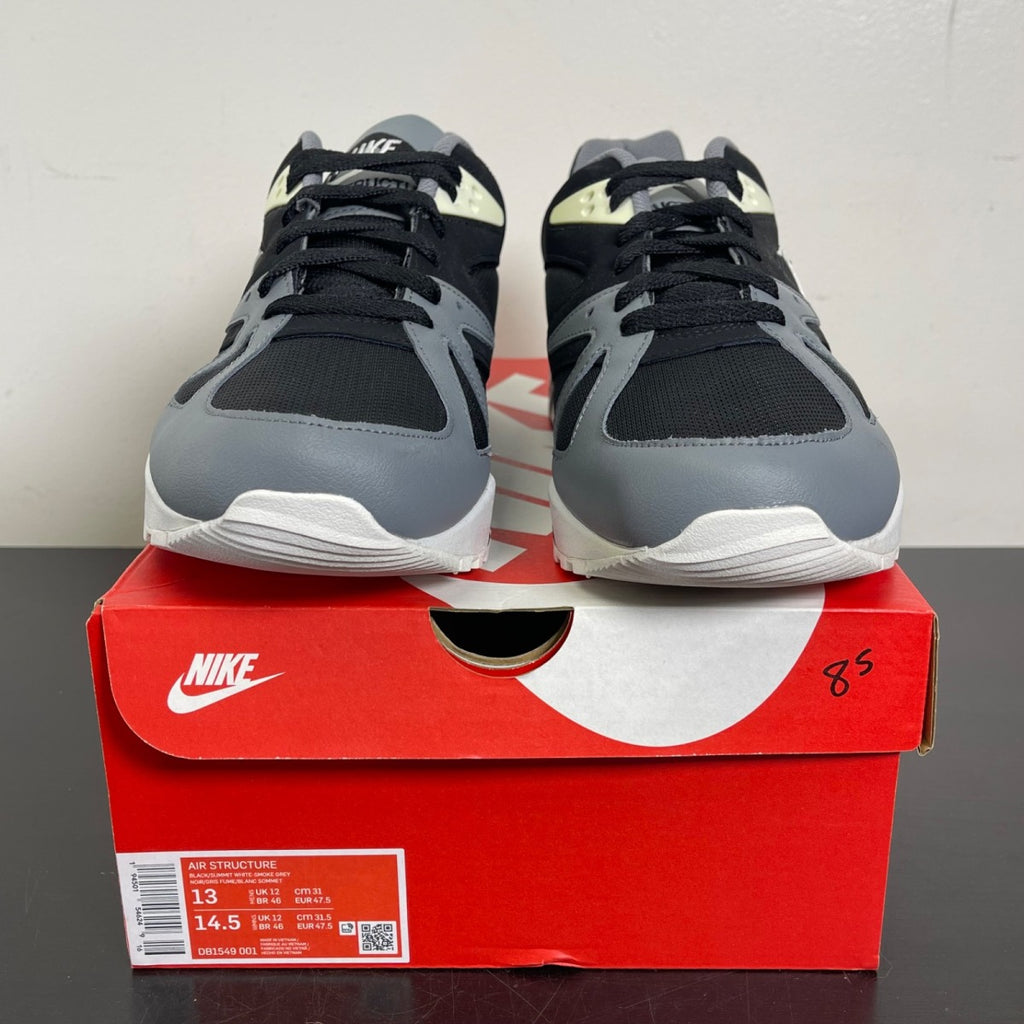 Nike Air Structure Triax 91 Black Smoke Grey 13 (Moderately Worn Pre-Owned)NikeBlack/Smoke Grey/Summit White - Image 2