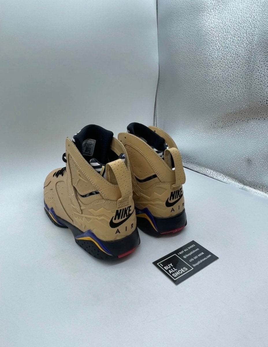 Jordan 7 Retro SE Vachetta Tan 10 (Lightly Worn Pre-Owned)JordanVachetta Tan/Black/Taxi/Dark Concord - Image 4
