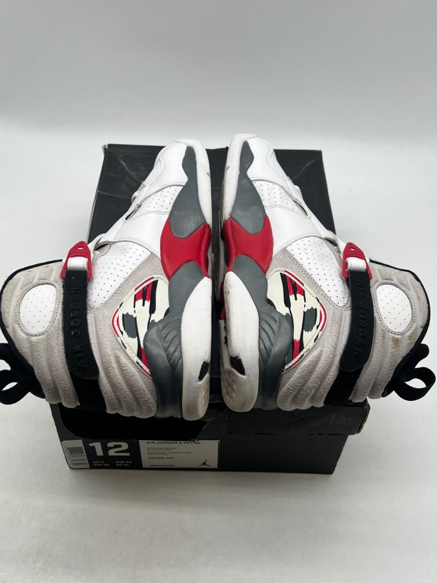 Jordan 8 Retro Bugs Bunny (2013) 12 (Lightly Worn Pre-Owned)JordanWhite/Hyper Blue-True Red-Flint Grey - Image 9