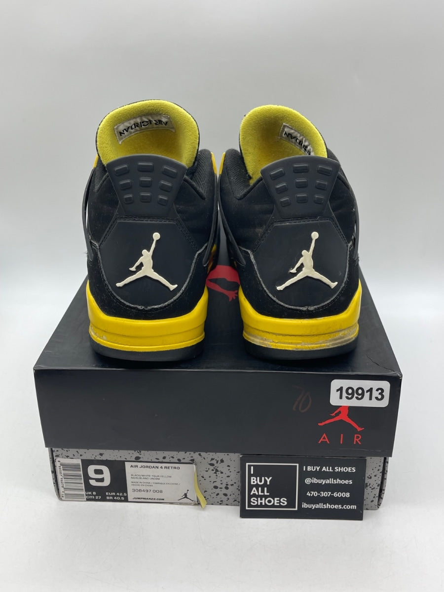 Jordan 4 Retro Thunder (2012) 9 (Moderately Worn Pre-Owned) - Image 3