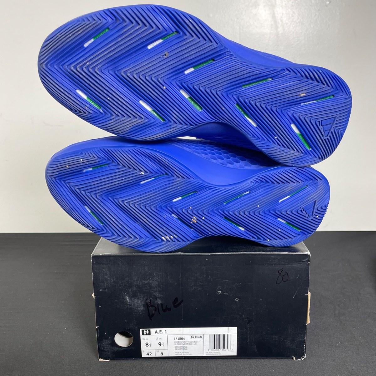 adidas AE 1 Velocity Blue 8.5 (Moderately Worn Pre-Owned)adidasVelocity Blue/Lime Green/Velocity Blue - Image 5