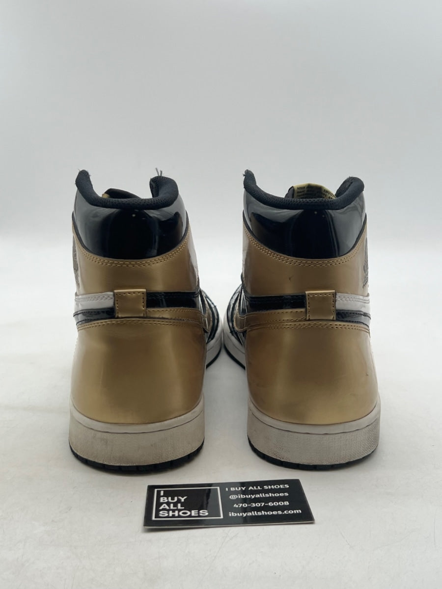 Jordan 1 Retro High NRG Patent Gold Toe 14 (Heavily Worn Pre-Owned)