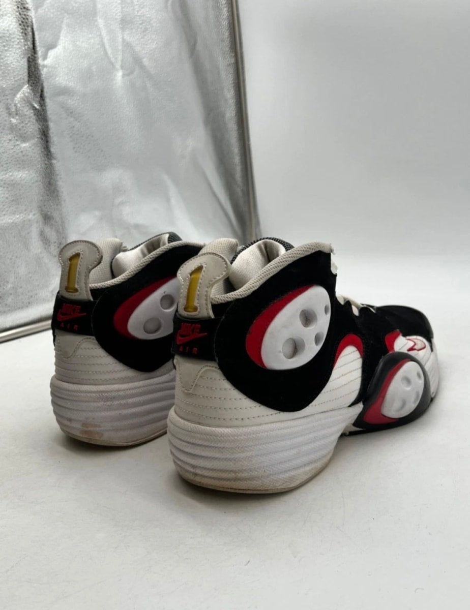 Nike Air Flight One Chicago 9.5 (Moderately Worn Pre-Owned)NikeWhite/White-Black-Wolf Grey - Image 3