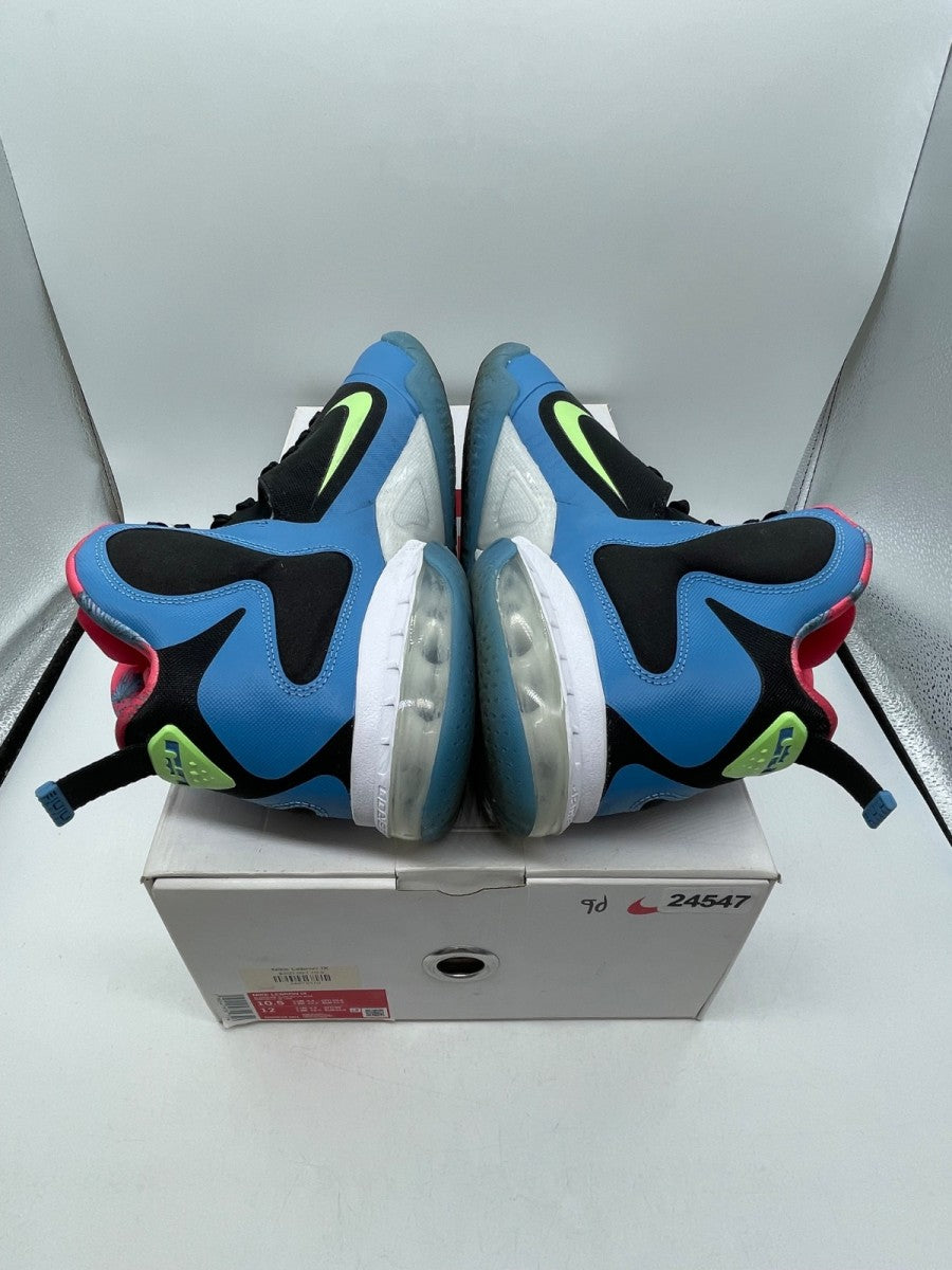 Nike LeBron 9 South Coast 10.5 (Moderately Worn Pre-Owned)NikeBlack/Harbor Blue-Green-Pink - Image 6