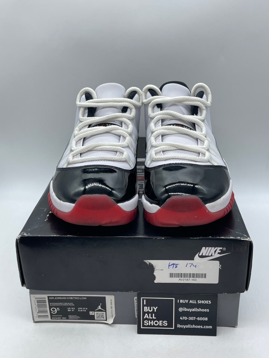 Jordan 11 Retro Low Concord Bred 9.5 (Moderately Worn Pre-Owned) - Image 2