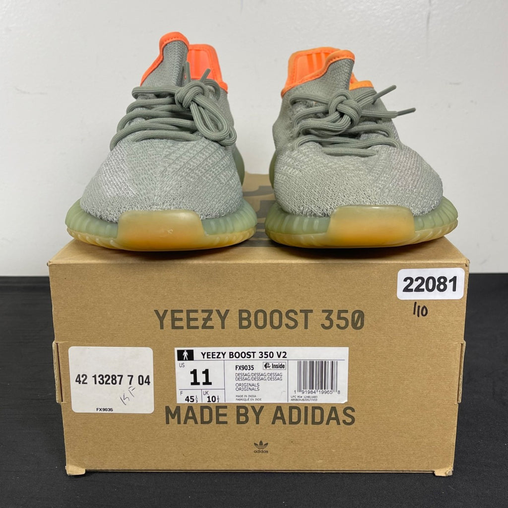 adidas Yeezy Boost 350 V2 Desert Sage 11 (Moderately Worn Pre-Owned)adidasDesert Sage/Desert Sage/Desert Sage - Image 2