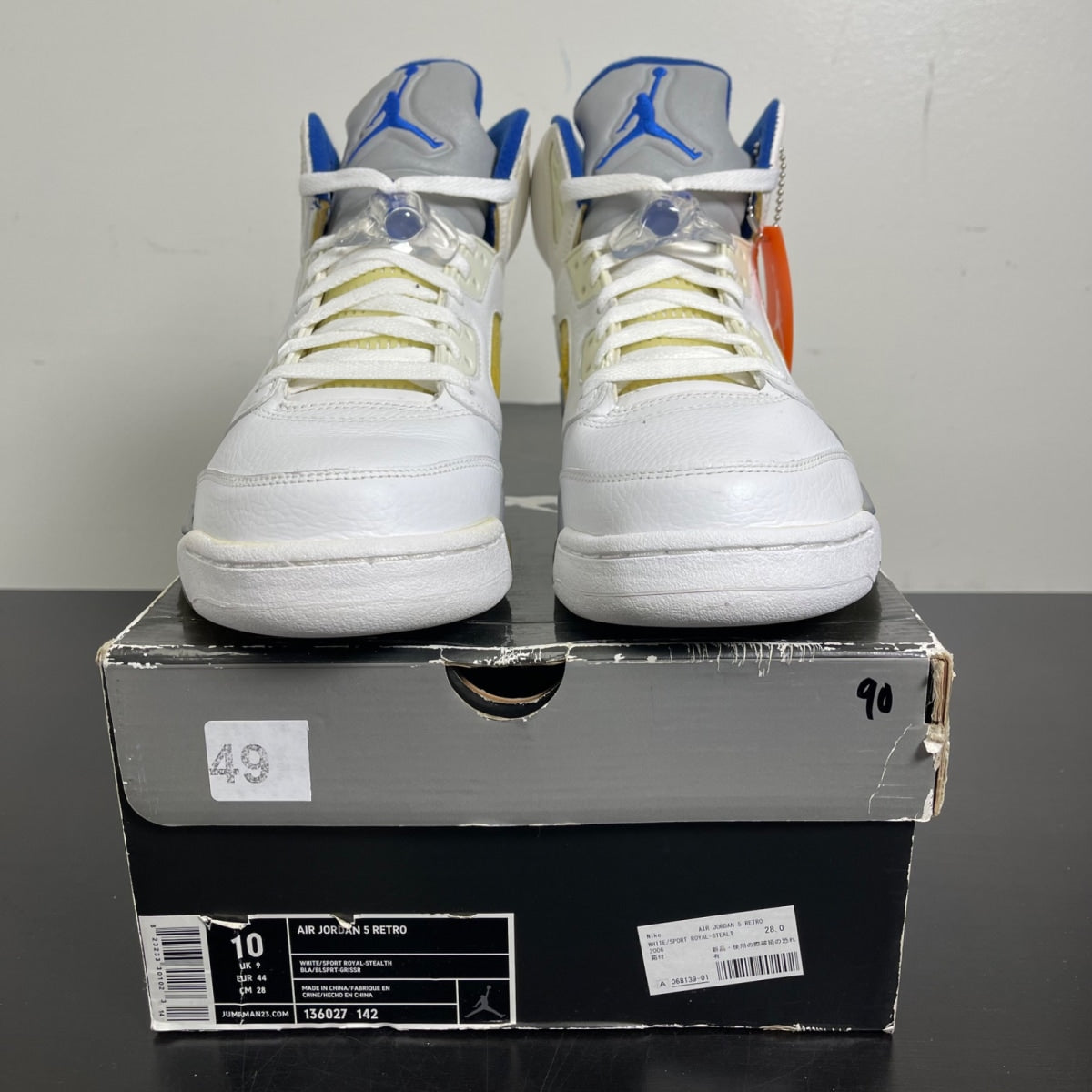 Air Jordan 5 Retro 'Stealth' 10 (Heavily Worn Pre-Owned)Air Jordan - Image 2