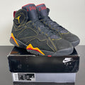 Jordan 7 Retro Citrus (2022) 9.5 (Moderately Worn Pre-Owned)JordanBlack/Citrus-Varsity Red - Image 1