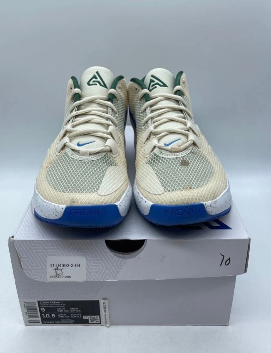 Nike Zoom Freak 1 Cream City 9 (Lightly Worn Pre-Owned)NikeLight Cream/Pacific Blue - Image 2