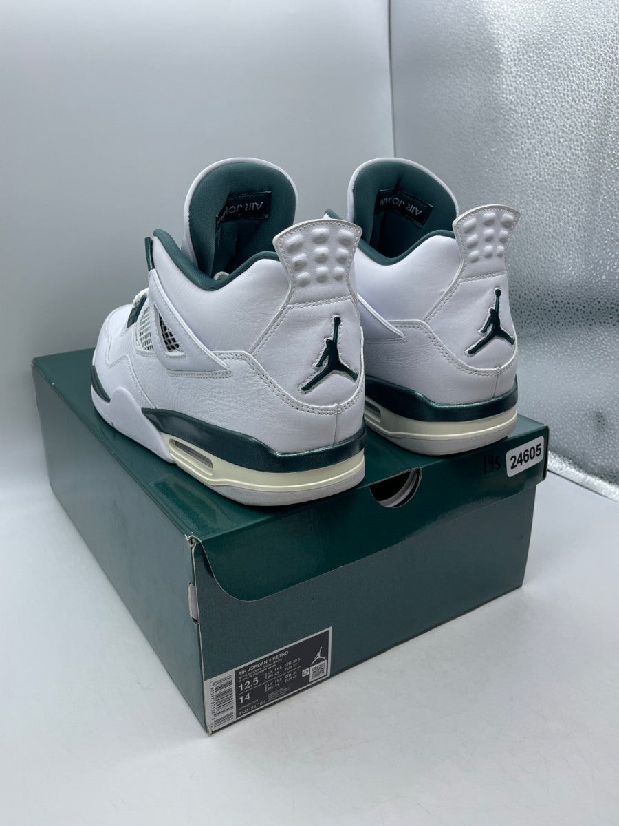 Jordan 4 Retro Oxidized Green 12.5 (Moderately Worn Pre-Owned)JordanWhite/Oxidized Green/White/Neutral Grey - Image 4