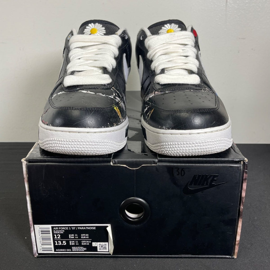 Nike Air Force 1 Low G-Dragon Peaceminusone Para-Noise 12 (Moderately Worn Pre-Owned)NikeBlack/White - Image 2