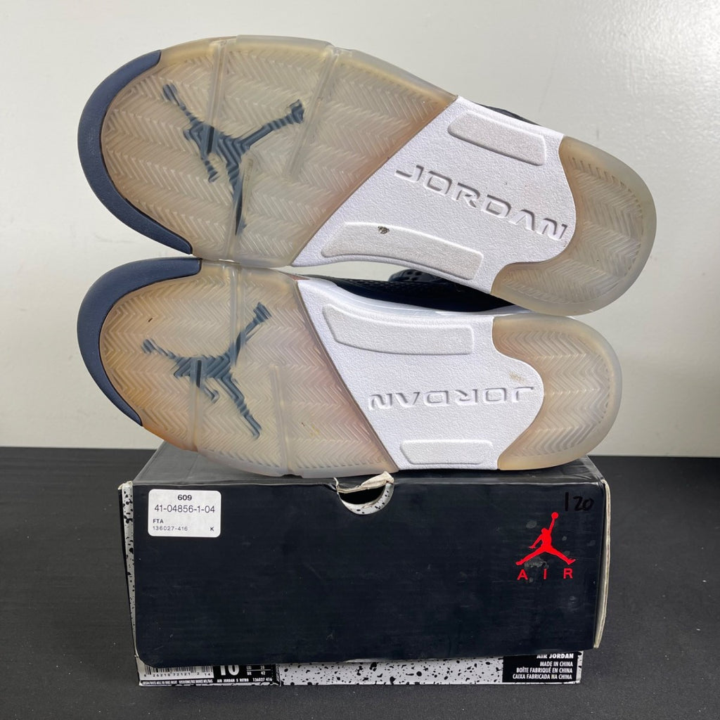 Jordan 5 Retro Bronze 10 (Moderately Worn Pre-Owned)JordanObsidian/White-Metallic Red Bronze-Bright Grape - Image 5