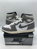 Jordan 1 Retro High OG Washed Black 12 (Moderately Worn Pre-Owned)JordanBlack/Fire Red/Light Smoke Grey/Sail - Image 1