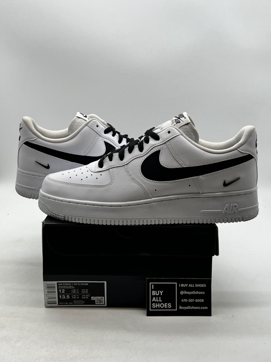 Nike Air Force 1 Low Flyease White 12 (Lightly Worn Pre-Owned) - Image 1
