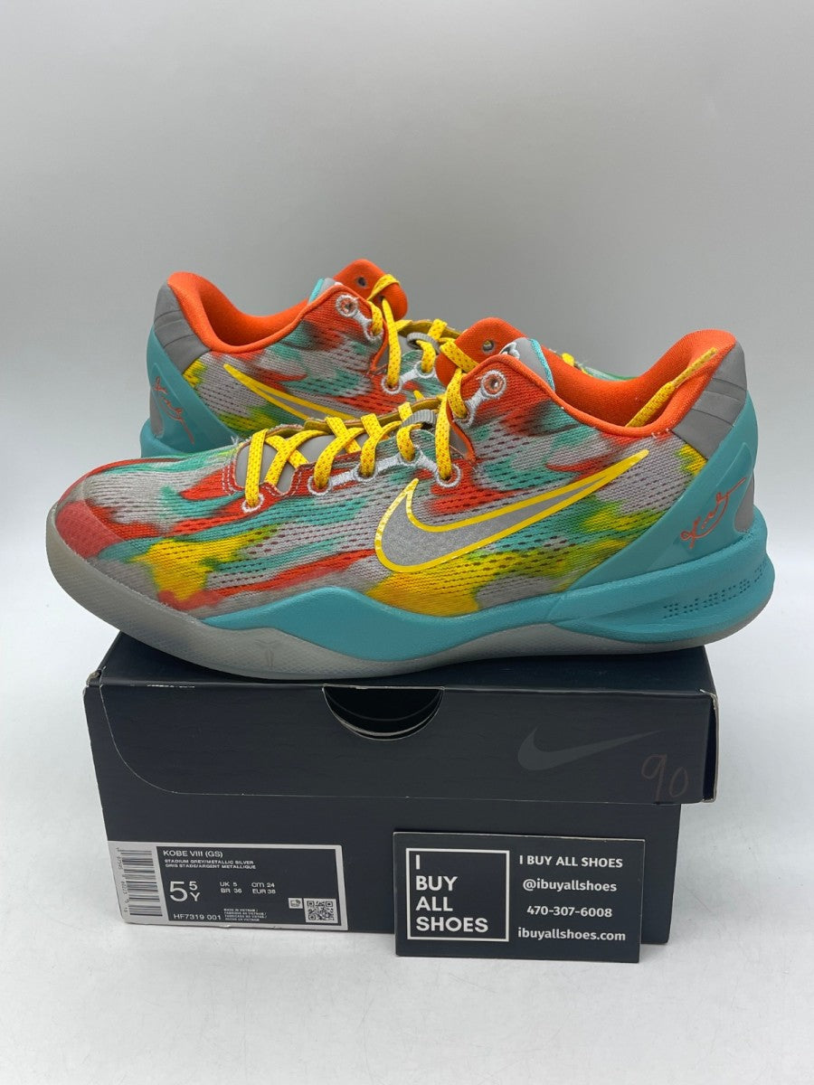 Nike Kobe 8 Protro Venice Beach (2024) (GS) 5.5Y (Moderately Worn Pre-Owned) - Image 1