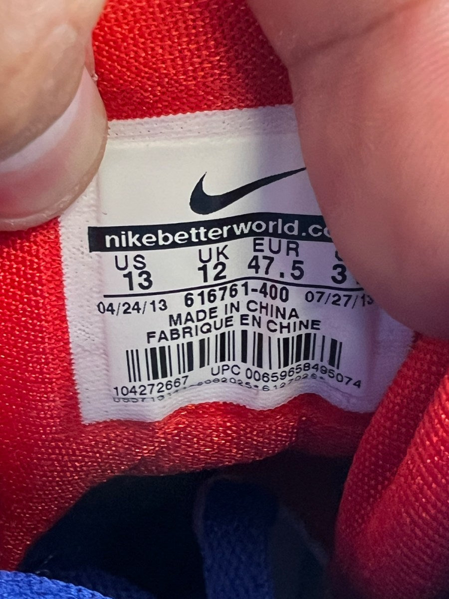 Nike Air Force Max CB 2 Hyperfuse 'Deep Roya' 13 (Heavily Worn Pre-Owned) - Image 6