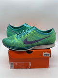 Nike Flyknit Racer Hyper Jade 14 (Moderately Worn Pre-Owned) - Image 1