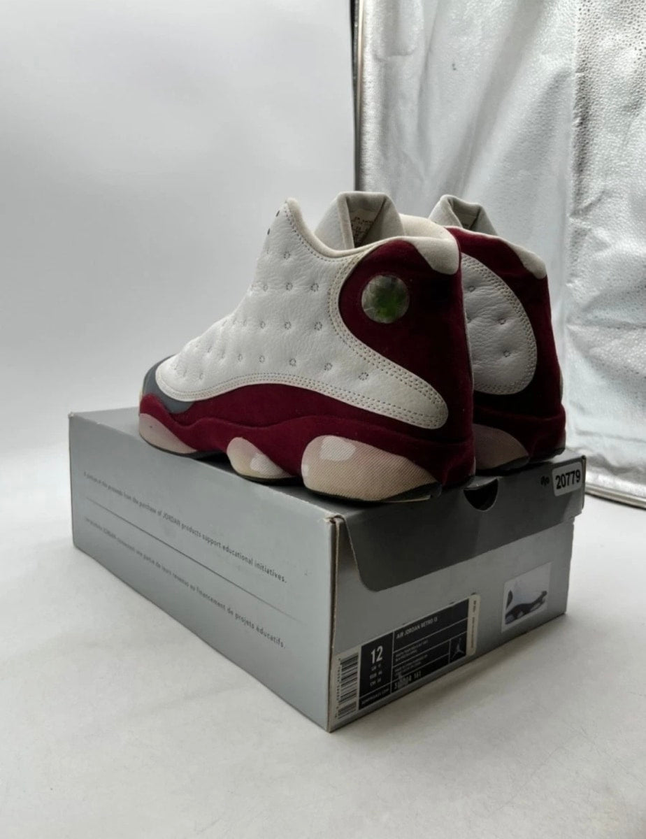 Jordan 13 Retro Grey Toe (2005) 12 (Heavily Worn Pre-Owned)JordanWhite/Team Red-Flint Grey - Image 6