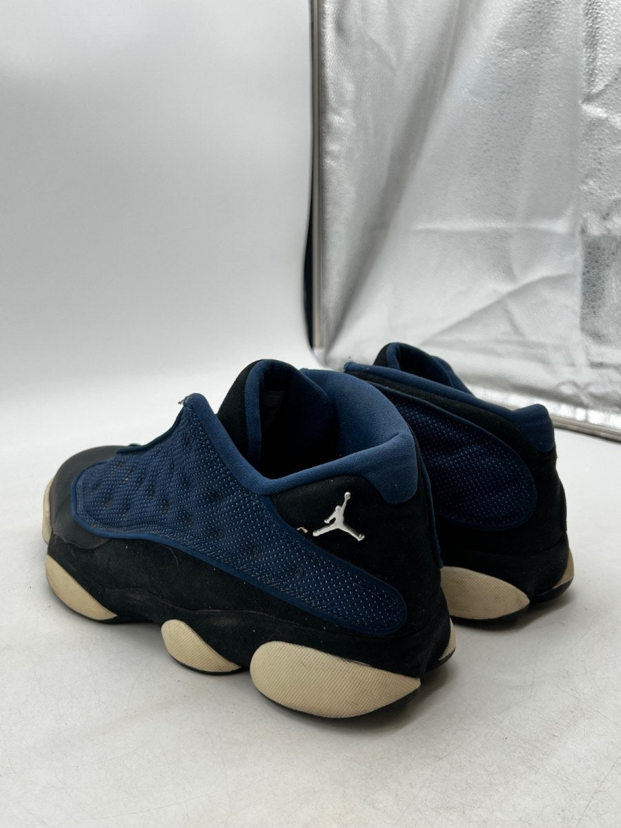 Jordan 13 Retro Low Brave Blue 12 (Heavily Worn Pre-Owned)JordanBrave Blue/Metallic Silver-Black - Image 4
