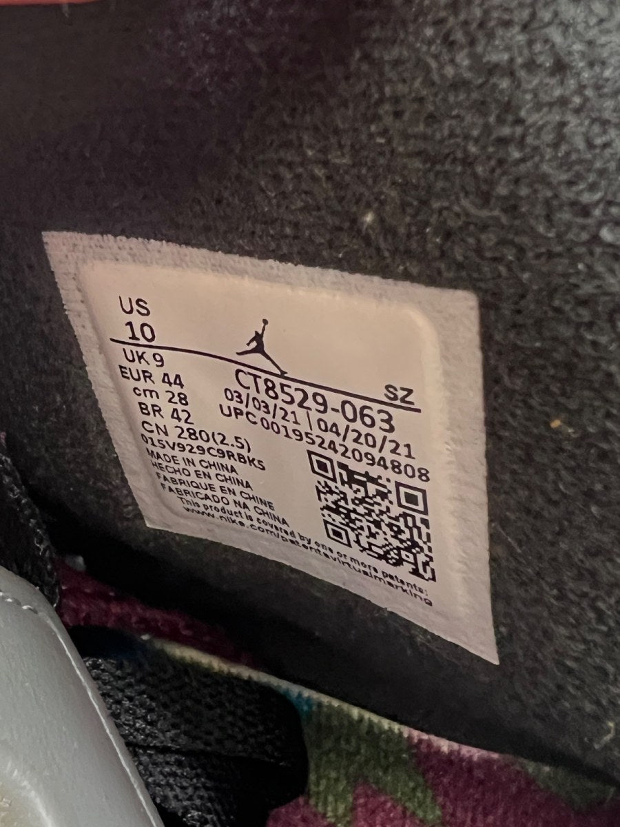 Jordan 3 Retro Racer Blue 10 (Moderately Worn Pre-Owned) - Image 9