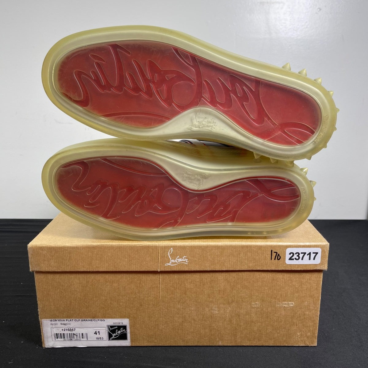 Christian Louboutin Vida Viva 'White' 41 (Moderately Worn Pre-Owned)Christian Louboutin - Image 5