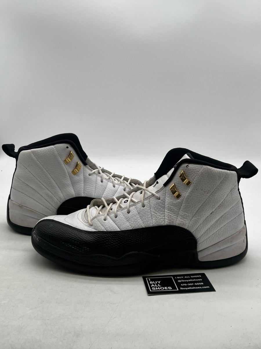 Jordan 12 Retro Taxi (2013) 13 (Heavily Worn Pre-Owned) - Image 1