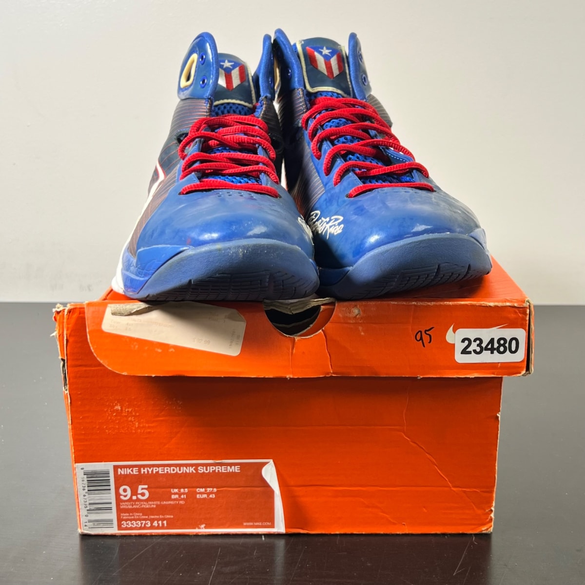 Nike Hyperdunk Supreme 'Puerto Rico' (Size 9.5) - Image 2