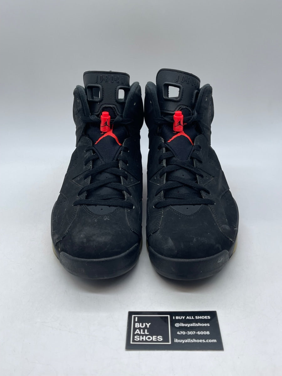 Jordan 6 Retro Black Infrared (2019) 13 (Heavily Worn Pre-Owned) - Image 2