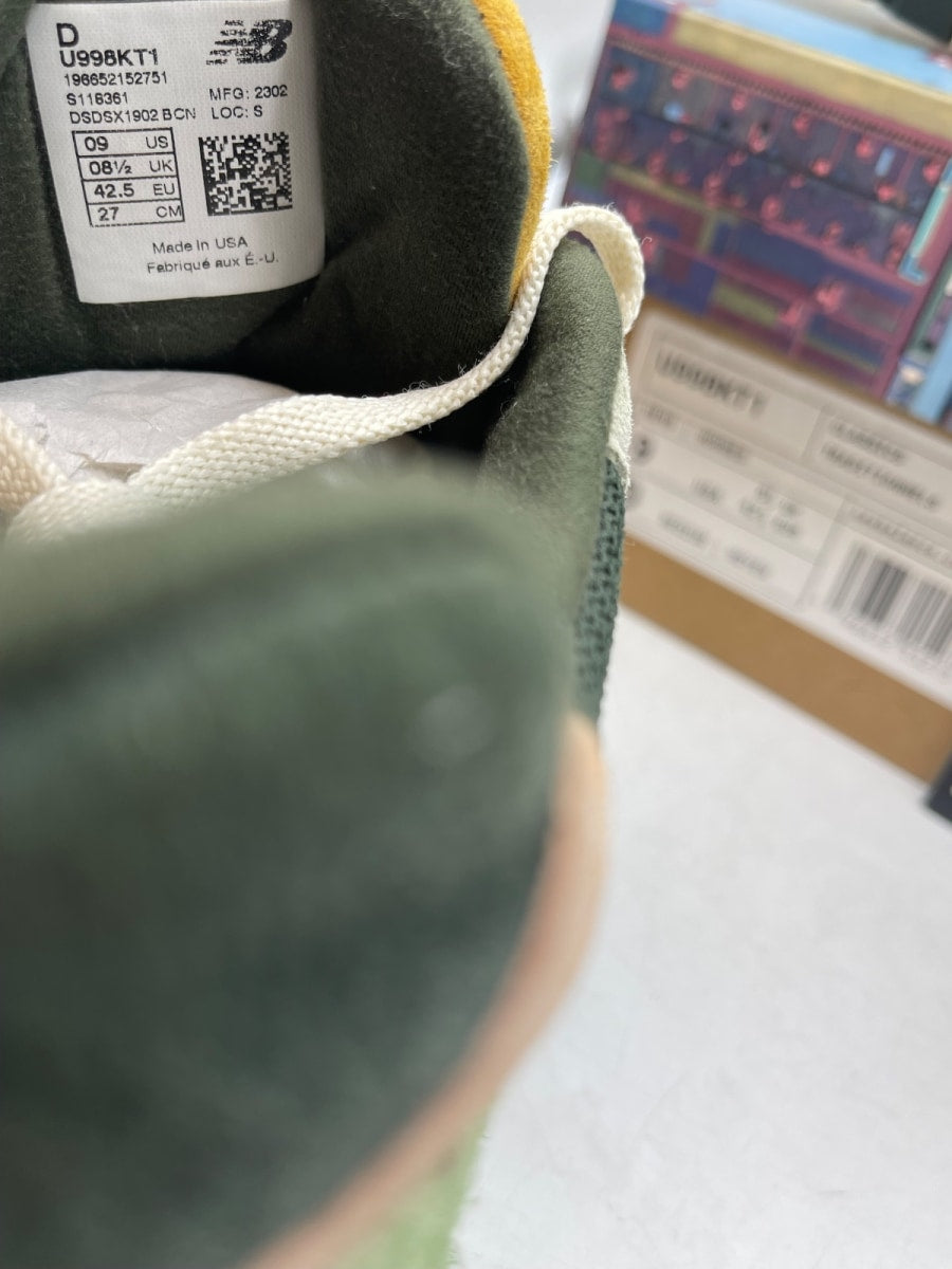 New Balance 998 Ronnie Fieg & Frank Lloyd Wright Foundation Broadacre City Aloe Wash 9 (Moderately Worn Pre-Owned) - Image 8