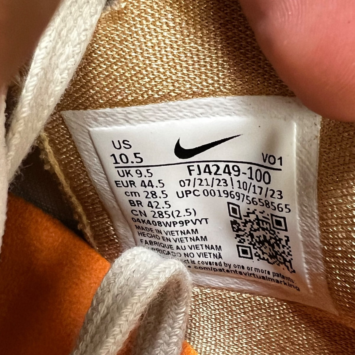 Nike Book 1 Mirage (Translucent Outsole) 10.5 (Lightly Worn Pre-Owned)NikeLight Orewood Brown/Sesame/Baroque Brown/Sail - Image 6