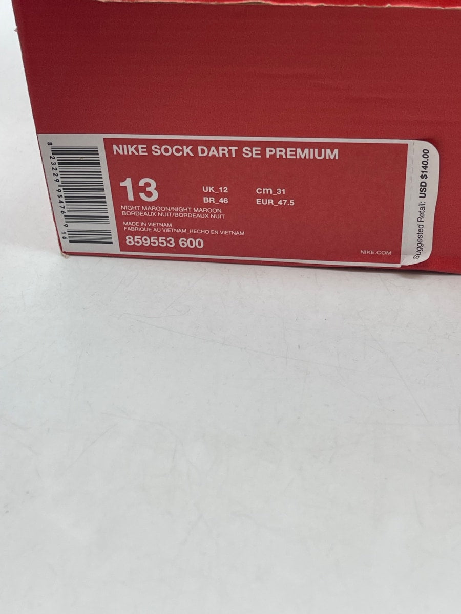 Nike Sock Dart SE Premium Night Maroon 13 (Moderately Worn Pre-Owned) - Image 9