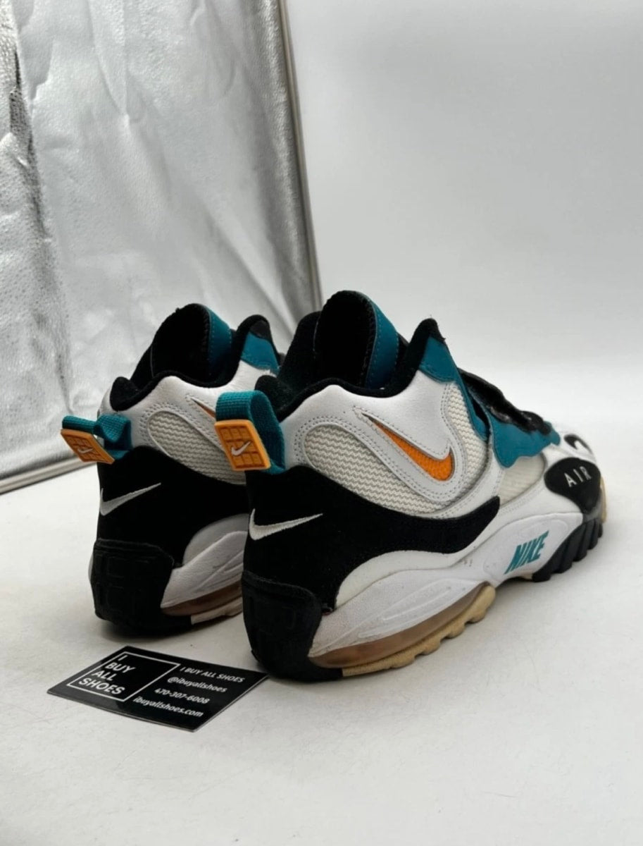 Nike Air Max Speed Turf Dan Marino 11 (Moderately Worn Pre-Owned)NikeWhite/Indstrl Orange-Black - Image 3