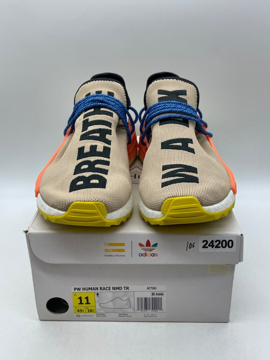adidas Human Race NMD Pharrell Pale Nude 11 (Moderately Worn Pre-Owned)adidasPale Nude/Core Black/Yellow - Image 2