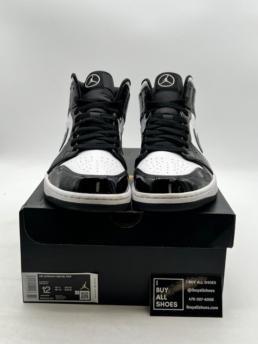 Jordan 1 Mid Carbon Fiber 12 (Lightly Worn Pre-Owned) - Image 2