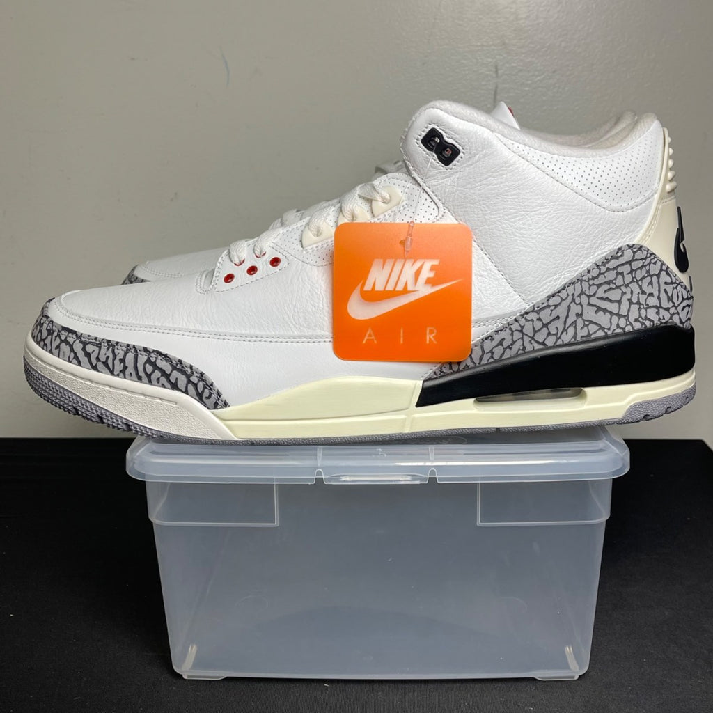 Jordan 3 Retro White Cement Reimagined (Size 18) - Image 3