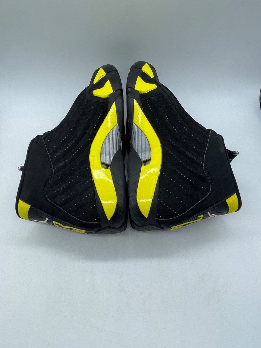Jordan 14 Retro Thunder 13 (Moderately Worn Pre-Owned)JordanBlack/Vibrant Yellow-White - Image 6